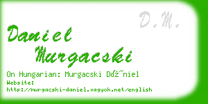 daniel murgacski business card